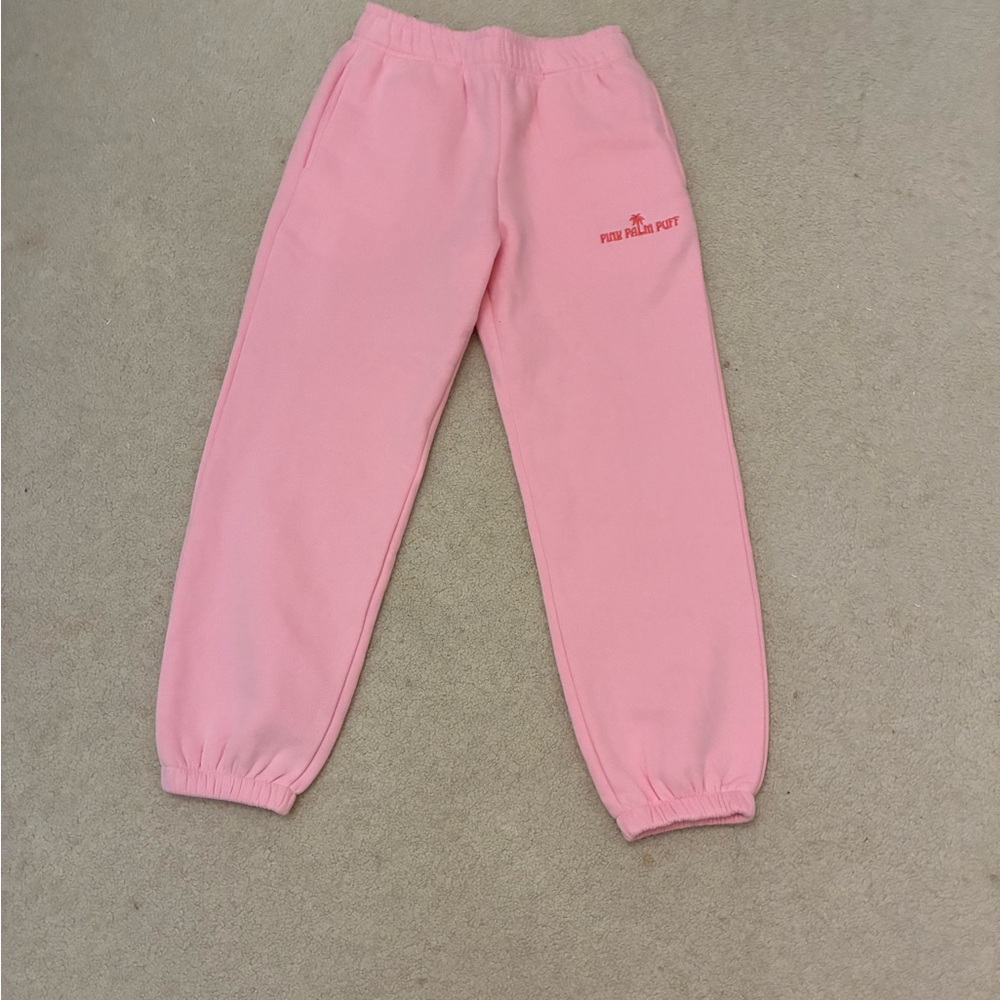 Women's Pink Fleece Joggers